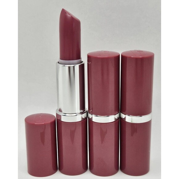Lot of 3 Clinique Pop Lip Color + Primer Lipstick 14 Plum Pop Full Size NOS - Picture 1 of 2